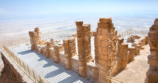 Visit the ancient fortress of Masada during your next trip to Israel.