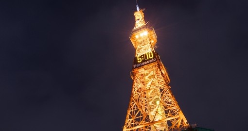 Night view of Sapporo TV Tower