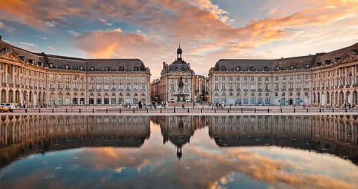 Place de la Bourse, Bordeaux, France. Built from 1730 to 1775.