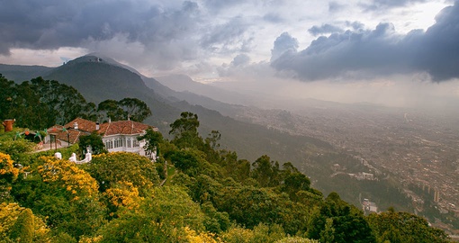 View from Monserrat, Bogota
