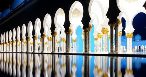 Arches of Sheikh Zayed mosque