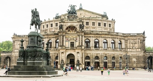 Semperoper Opera House is a popular place to visit on all Germany vacations.