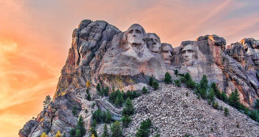Rapid City lies east of Black Hills National Forest and is considered as the gateway to Mt. Rushmore