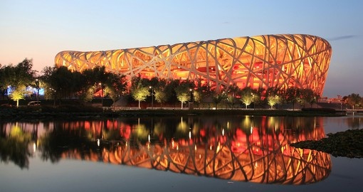 Enjoy the Beijing National Stadium on your next China Tours.