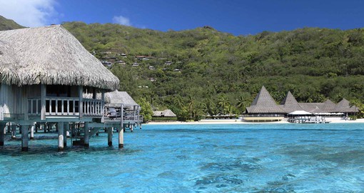 Located on one of Moorea's best beaches, the Sofitel is known for it's French style