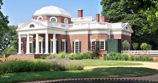 Monticello was the home of Thomas Jefferson