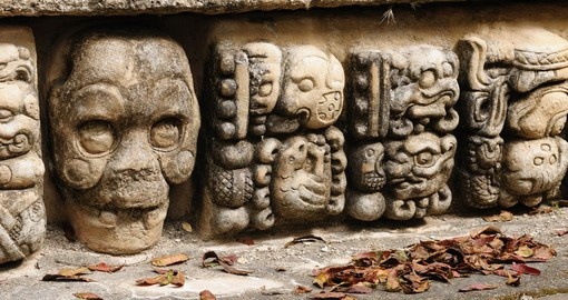 Mayan city ruins in Copan