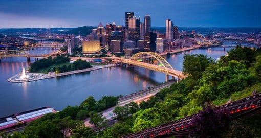 Pittsburgh is known as “the Steel City” for its more than 300 steel-related businesses