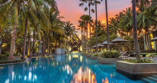 Enjoy the tranquil setting of the Twinpalms Phuket