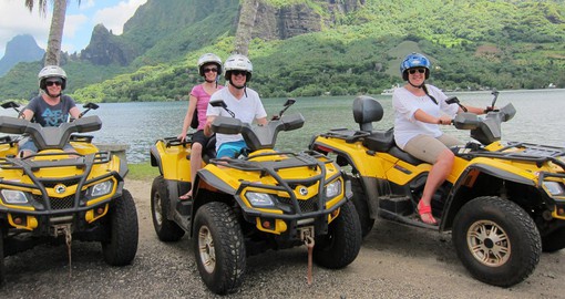 Take on the thrill of the ATV Discovery Tour in Moorea