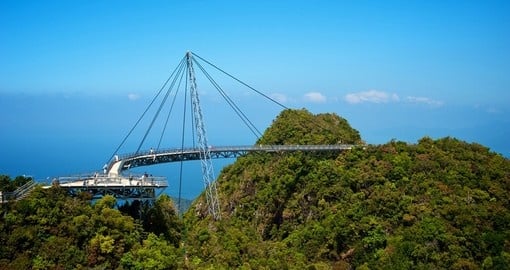 Cross the famous Hanging Bridge that spans across the natural landscape on one of your Malaysia Tours