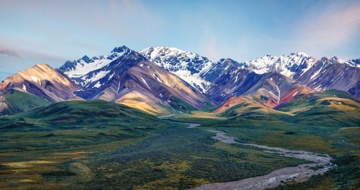 Alaska's colour palette is always magnificent