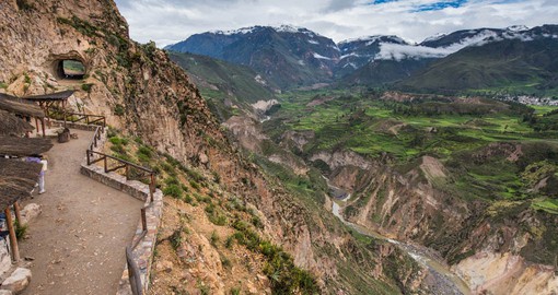 Admire Colca Canyon, the second deepest canyon in the world