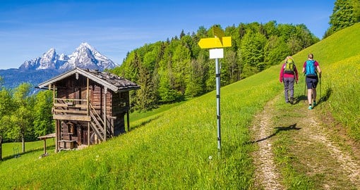 Land locked, Austria lies in the Eastern Alps