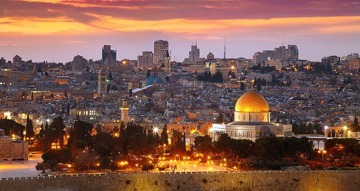 One of the world's oldest cities. Jerusalem sits on a plateau in the Judaean Mountains