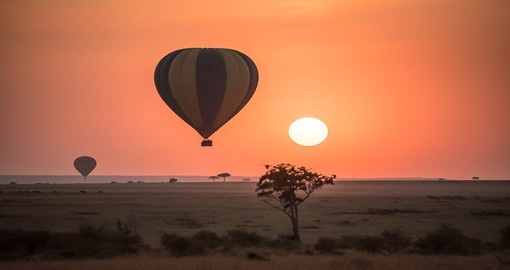 Experience Hot Balloon  Safari during your next Kenya safari.