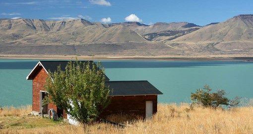 El Calafate rests on the shore of Lake Argentino