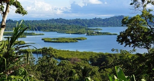 Islets in the archipelago of Bocas del Toro