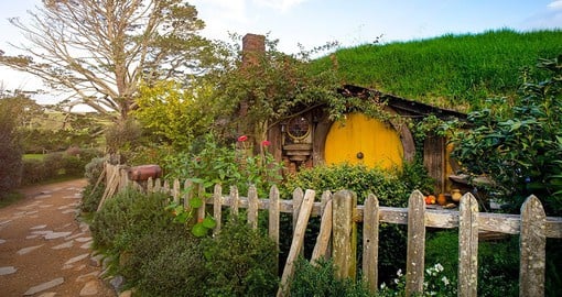 The Hobbiton Movie Set was used for The Lord of the Rings film trilogy