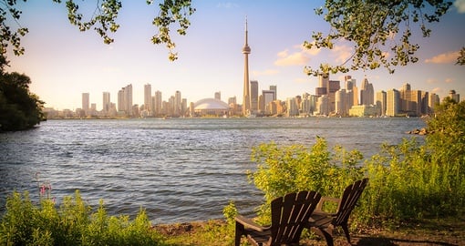 Toronto, Ontario, where flora and fauna meet soaring skyscrapers