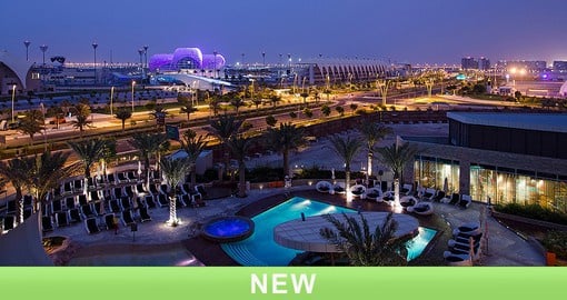 Yas Island is home to Abu Dhabi's F1 Circuit and Ferrari World