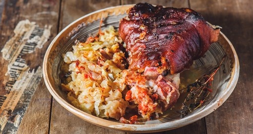 Cabbage and smoked pork