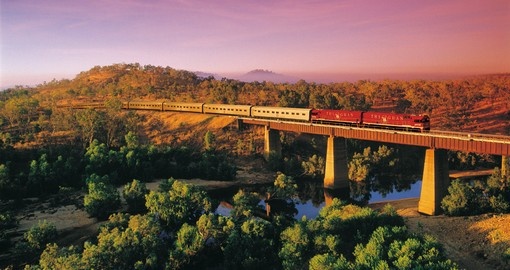 Enjoy the  full journey from Adelaide to Darwin on your next trip