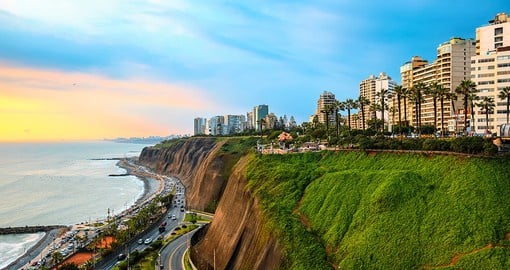 Take in the coastal views in Lima