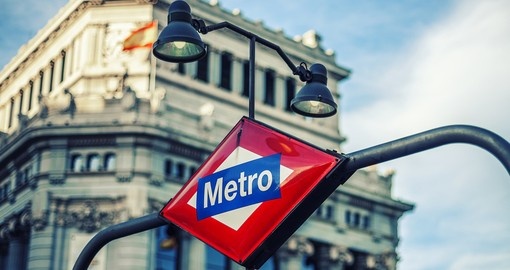 The Metro in Madrid