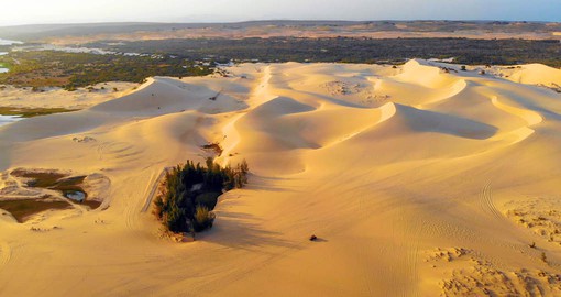 Bau Trang is an area of vast white sand desert