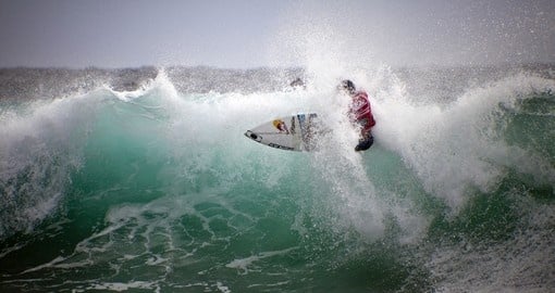 Enjoy surfing on the world famous beaches during your next trip to Australia.