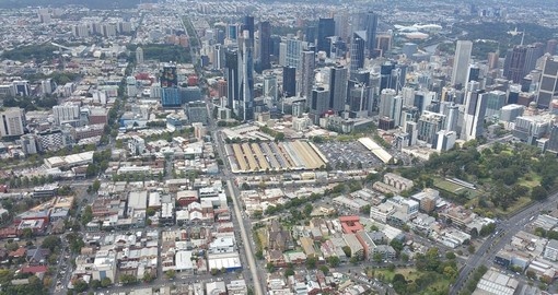 Queen Victoria Market from the air
