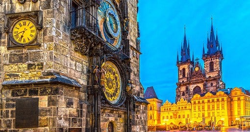 Find the hidden treasures of history in Old Town Square, featuring the popular Prague Astronomical Clock
