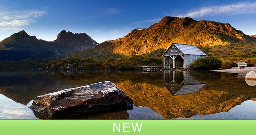 Cradle Mountain is at the centre of the Tasmanian Wilderness Area