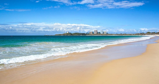 Stroll along the beaches of the Sunshine Coast on your trip to Brisbane