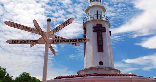 Corregidor Lighthouse located at the entrance of Manila Bay