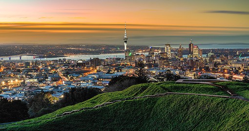 Auckland is framed by 48 volcanic cones and more than 50 islands