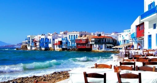 Visit Mykonos during your cruise in Greece