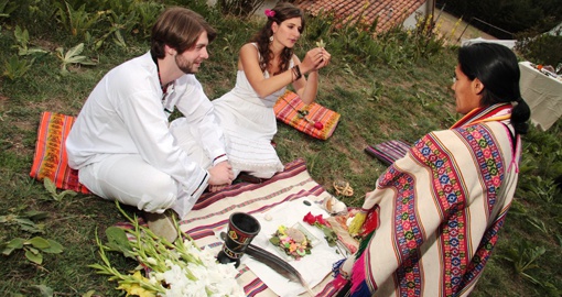 Renew your vows in an Traditional Andean ceremony