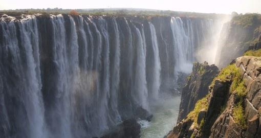 Panoramic view of the falls