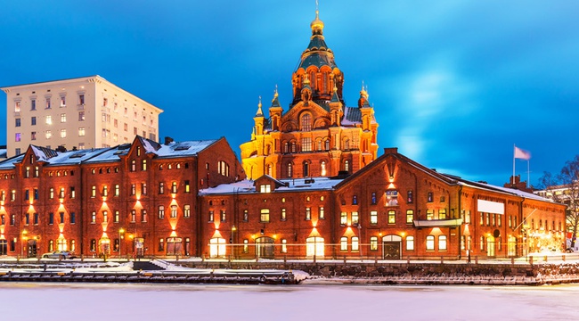 Helsinki in winter