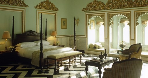 Taj Lake Palace room