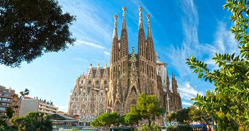La Sagrada Familia, the work of architect Antoni Gaudi, has been under construction for 135 years