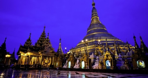 Early morning at Shwedagon Pagoda