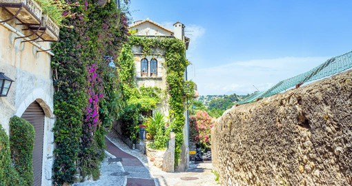 St Paul de Vence is a hill top medieval town overlooking the sea