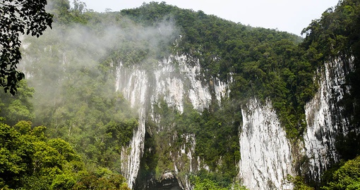 Visit the magnificent Deer Cave Cliff nestled in the side of a mountain on one of your Malaysia Tours