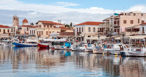 Aegina in the Saronic Gulf is named after the daughter of river god Asopus