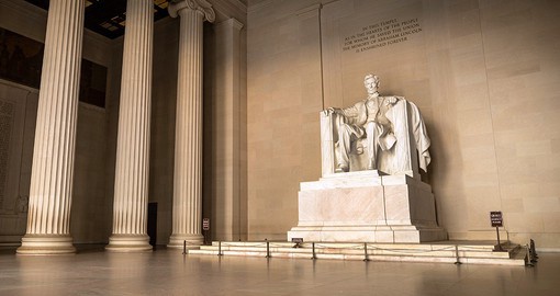 Honoring the 16th U.S. President, The Lincoln Memorial was dedicated in 1922