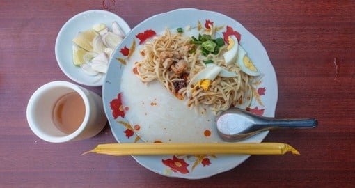 Local Myanmar noodles