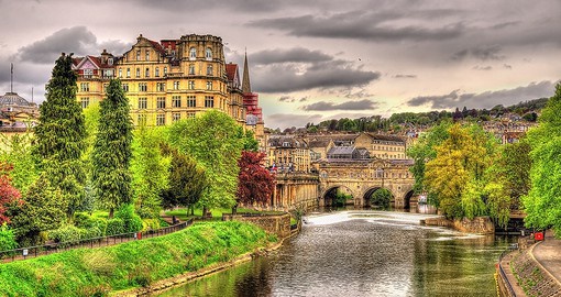 Founded in the 1st century AD by the Romans, Bath is noted for it's Georgian architecture